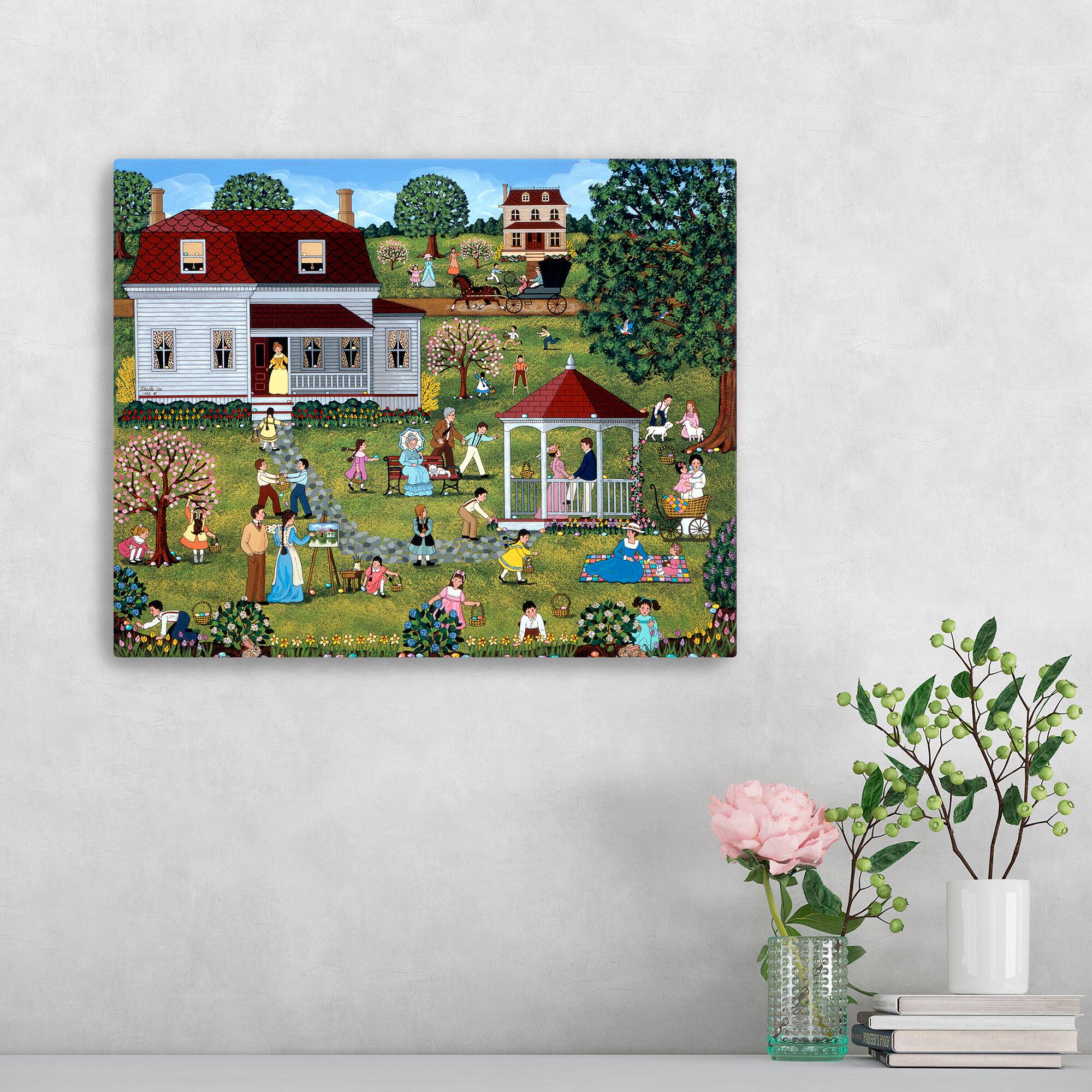 Lumaprints Easter Egg Hunt Canvas Giclée Art